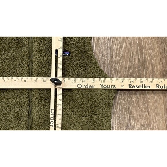 Patagonia Vest Womens Medium Green Fleece Los Gatos Full Zip Sherpa Outdoor - Picture 5 of 12